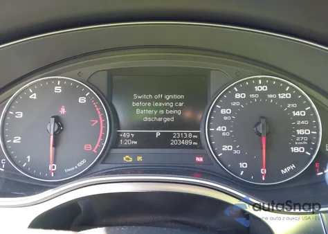 2014 Audi A6 2.0T Premium from USA, damaged, VIN WAUCFAFC3EN140568